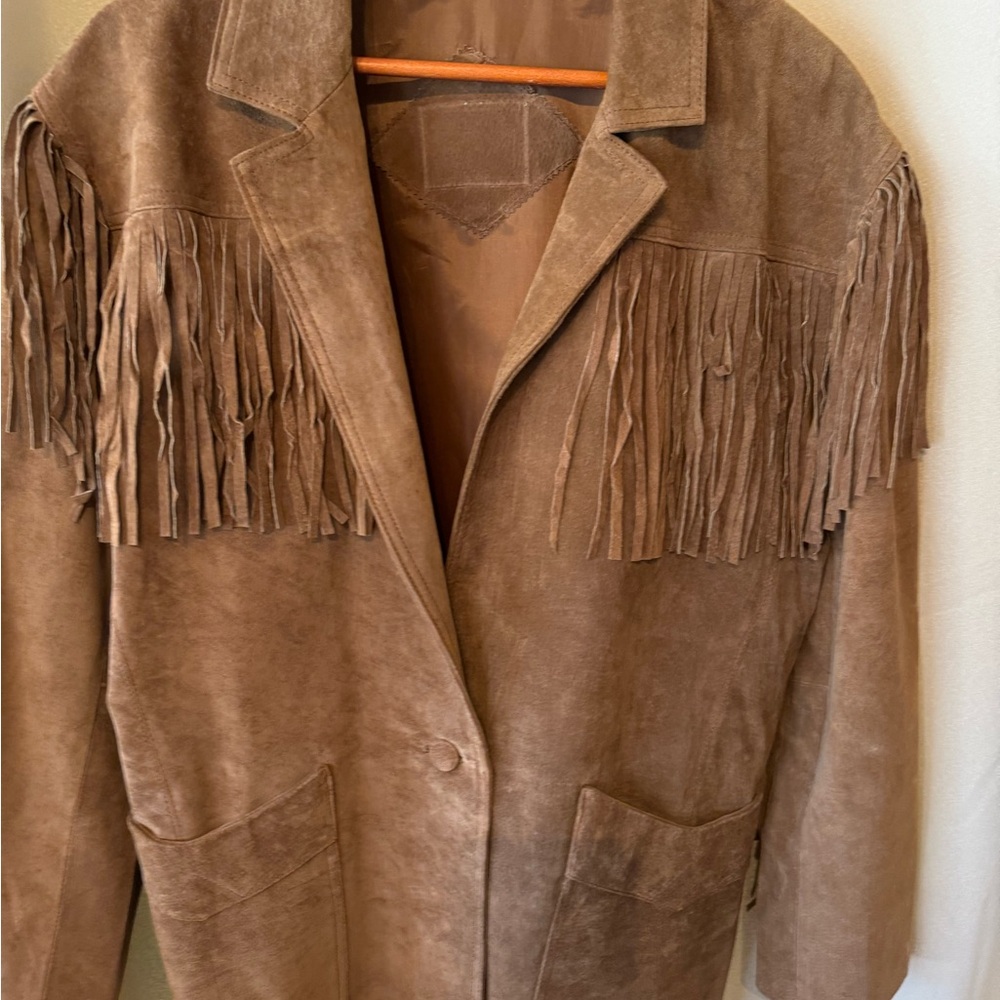 Women’s Leather Fringe Jacket